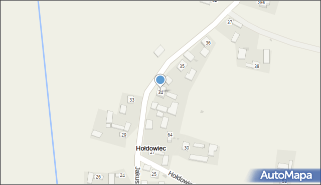 Hołdowiec, Hołdowiec, 34, mapa Hołdowiec