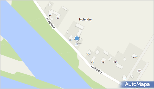 Holendry, Holendry, 27, mapa Holendry