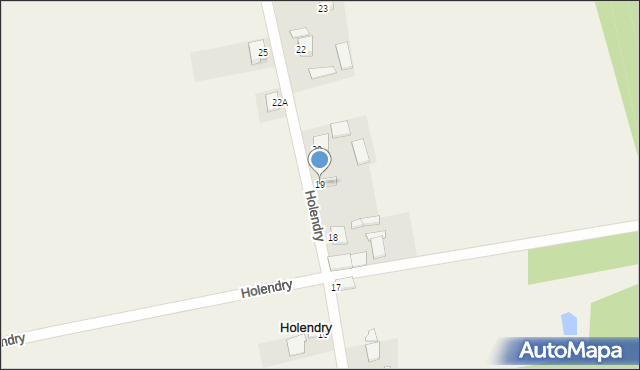 Holendry, Holendry, 19, mapa Holendry