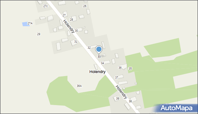 Holendry, Holendry, 33, mapa Holendry