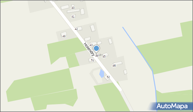 Holendry, Holendry, 44, mapa Holendry