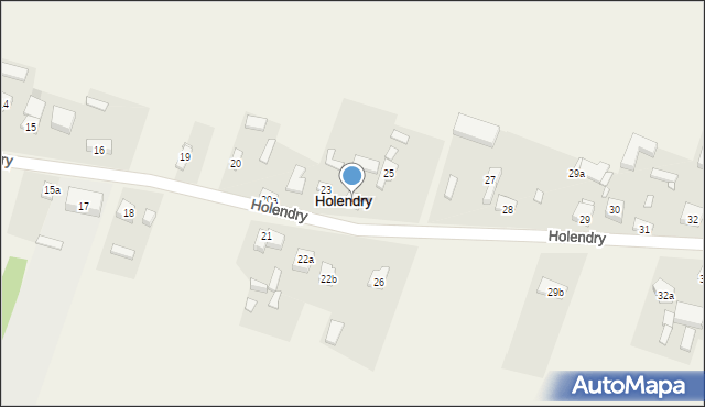 Holendry, Holendry, 24, mapa Holendry