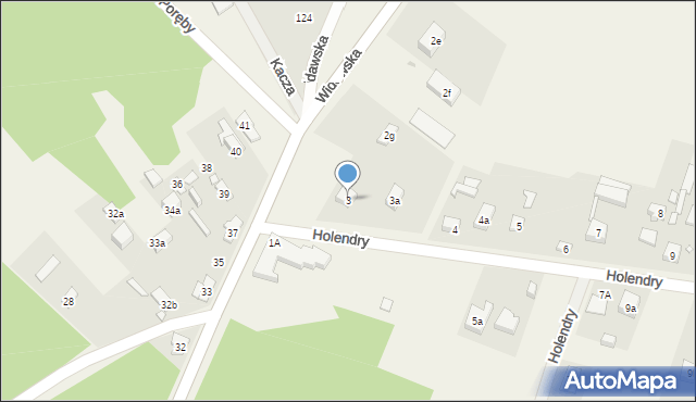 Holendry, Holendry, 3, mapa Holendry
