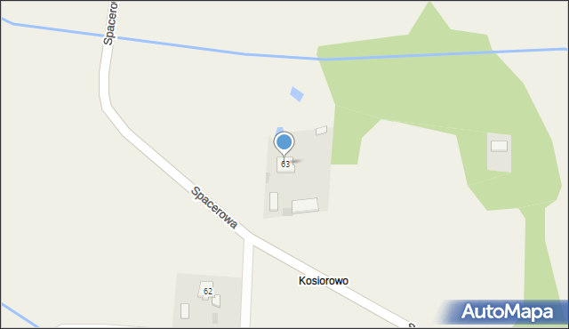 Holendry Baranowskie, Holendry Baranowskie, 63, mapa Holendry Baranowskie