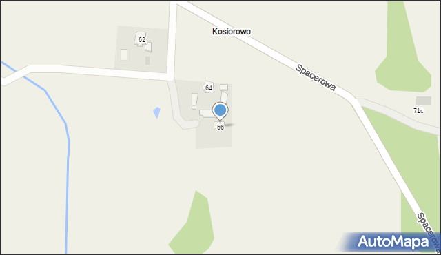 Holendry Baranowskie, Holendry Baranowskie, 66, mapa Holendry Baranowskie