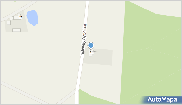 Holendry Bytońskie, Holendry Bytońskie, 21, mapa Holendry Bytońskie