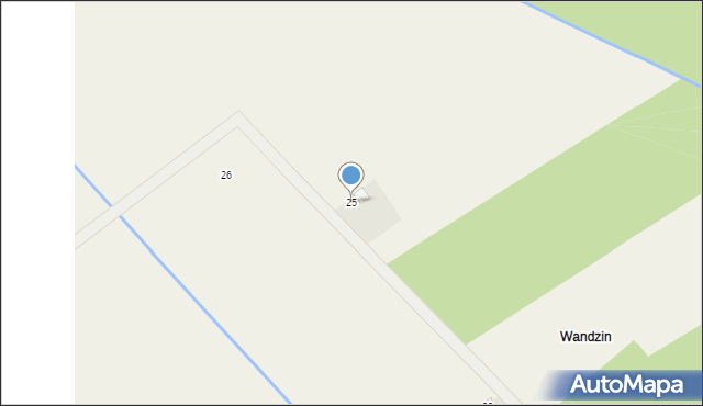 Holendry Dobrowskie, Holendry Dobrowskie, 25, mapa Holendry Dobrowskie