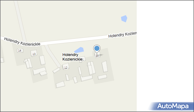 Holendry Kozienickie, Holendry Kozienickie, 10, mapa Holendry Kozienickie