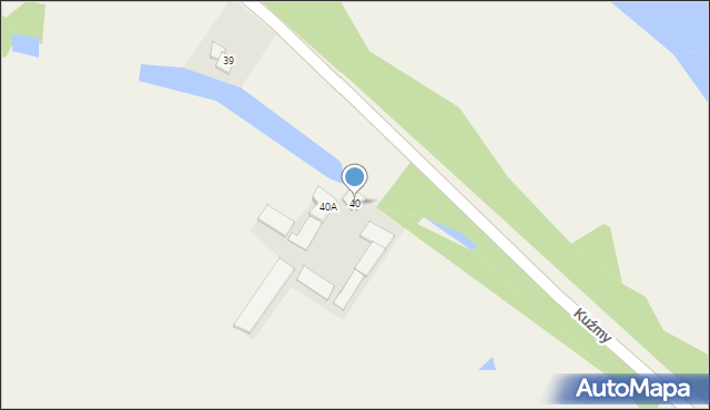 Holendry Kuźmińskie, Holendry Kuźmińskie, 40, mapa Holendry Kuźmińskie