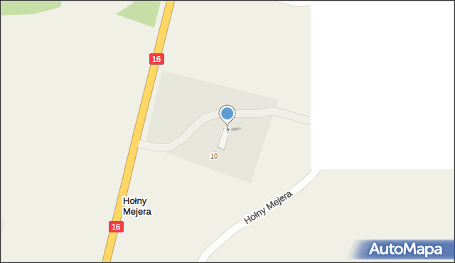 Hołny Mejera, Hołny Mejera, 7, mapa Hołny Mejera