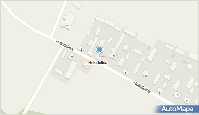 Hołodolina, Hołodolina, 4, mapa Hołodolina