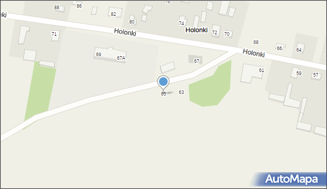 Holonki, Holonki, 65, mapa Holonki