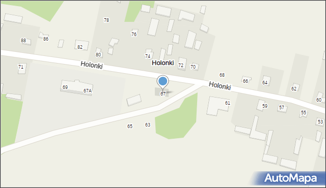 Holonki, Holonki, 67, mapa Holonki