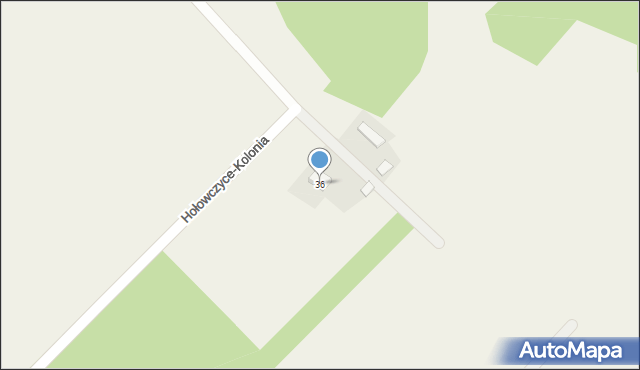 Hołowczyce-Kolonia, Hołowczyce-Kolonia, 36, mapa Hołowczyce-Kolonia