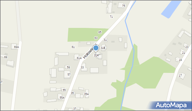 Hołowienki, Hołowienki, 31A, mapa Hołowienki