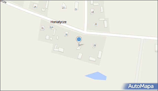 Honiatycze, Honiatycze, 29, mapa Honiatycze