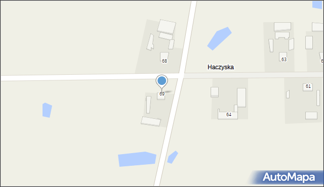 Honiatyczki, Honiatyczki, 69, mapa Honiatyczki