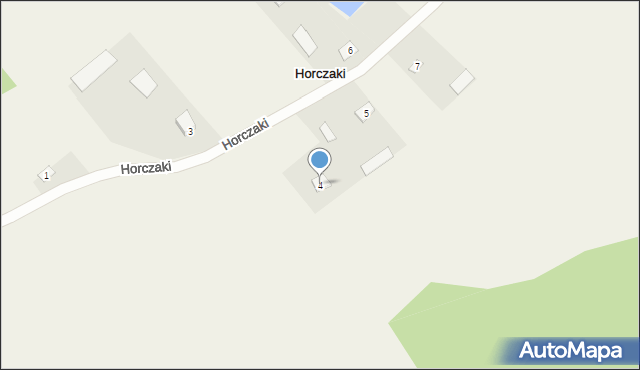 Horczaki, Horczaki, 4, mapa Horczaki