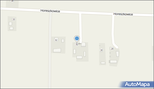 Horeszkowice, Horeszkowice, 31, mapa Horeszkowice