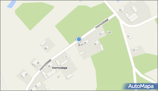 Hornostaje, Hornostaje, 16, mapa Hornostaje