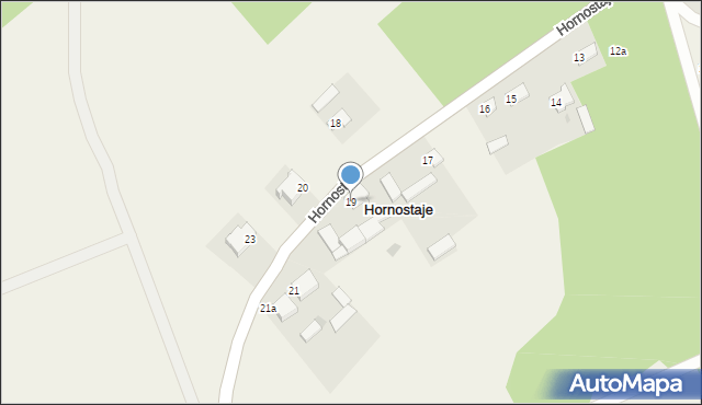 Hornostaje, Hornostaje, 19, mapa Hornostaje