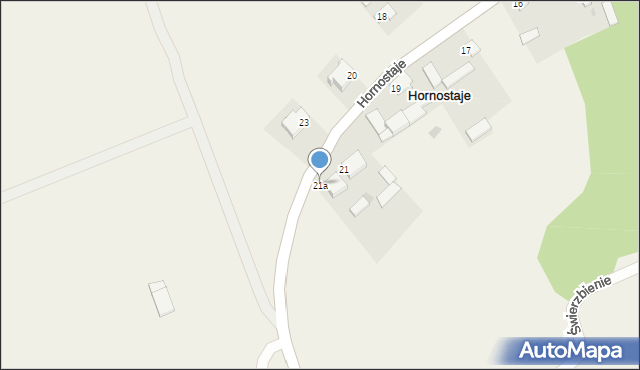 Hornostaje, Hornostaje, 21a, mapa Hornostaje