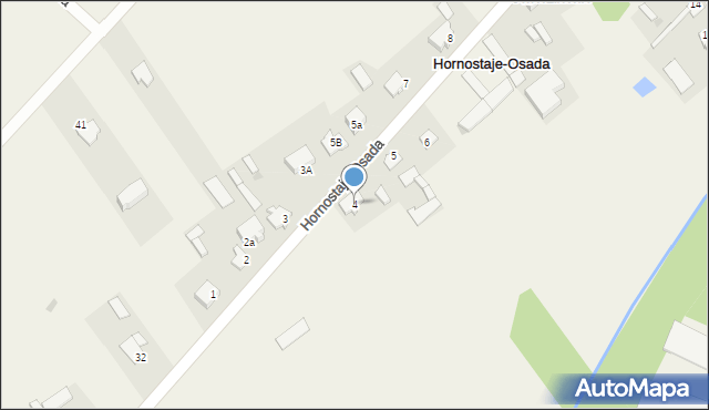 Hornostaje-Osada, Hornostaje-Osada, 4, mapa Hornostaje-Osada