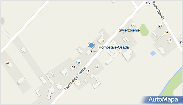 Hornostaje-Osada, Hornostaje-Osada, 7, mapa Hornostaje-Osada