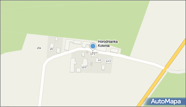 Horodnianka, Horodnianka, 12/1, mapa Horodnianka