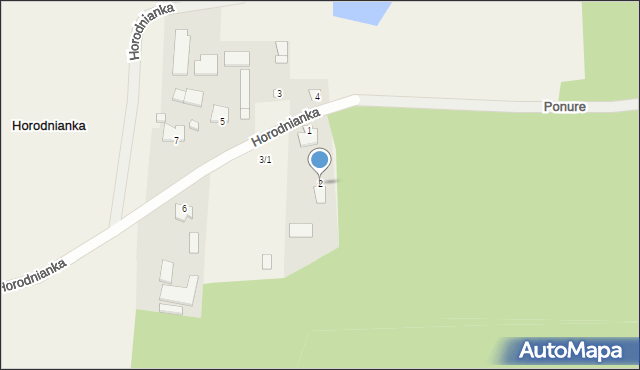 Horodnianka, Horodnianka, 2, mapa Horodnianka