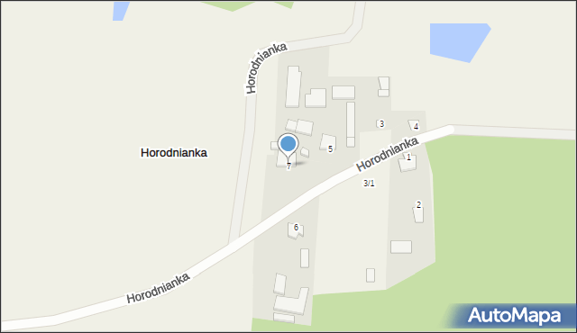 Horodnianka, Horodnianka, 7, mapa Horodnianka