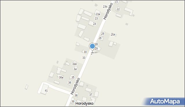 Horodysko, Horodysko, 27, mapa Horodysko