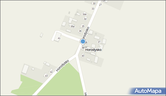 Horodysko, Horodysko, 39, mapa Horodysko