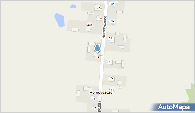 Horodyszcze, Horodyszcze, 41, mapa Horodyszcze