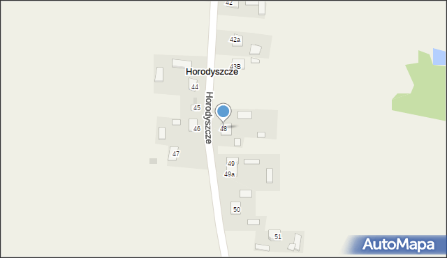 Horodyszcze, Horodyszcze, 48, mapa Horodyszcze