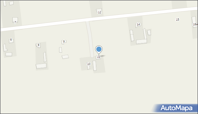 Horyszów-Nowa Kolonia, Horyszów-Nowa Kolonia, 11, mapa Horyszów-Nowa Kolonia