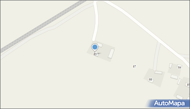 Hostynne, Hostynne, 83, mapa Hostynne