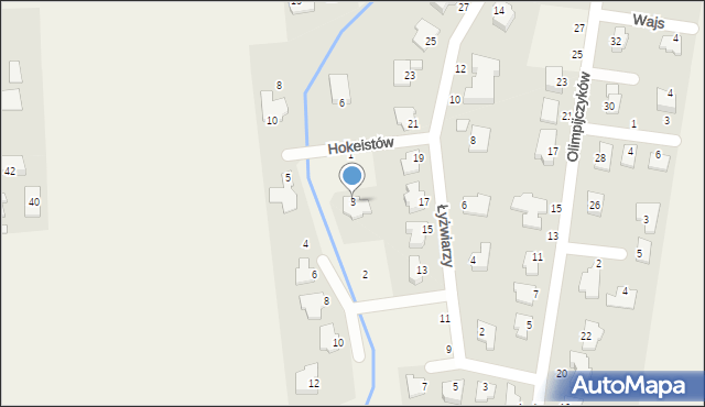 Niemcz, Hokeistów, 3, mapa Niemcz