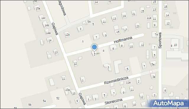 Pinczyn, Hoffmanna Stanisława, ks., 2, mapa Pinczyn