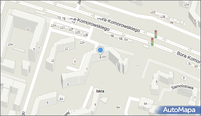 Warszawa, Horbaczewskiego Eugeniusza, 5, mapa Warszawy