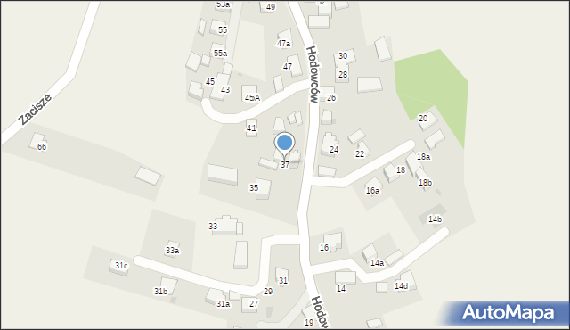 Wisła Wielka, Hodowców, 37, mapa Wisła Wielka