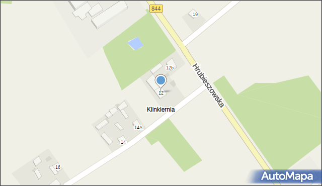 Białopole, Hrubieszowska, 12, mapa Białopole