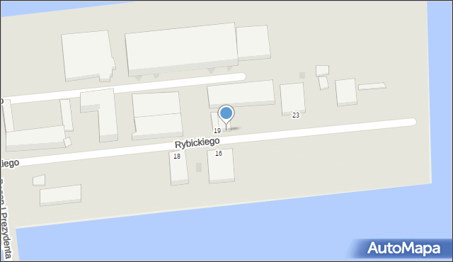 Gdynia, Hryniewickiego A., 20, mapa Gdyni