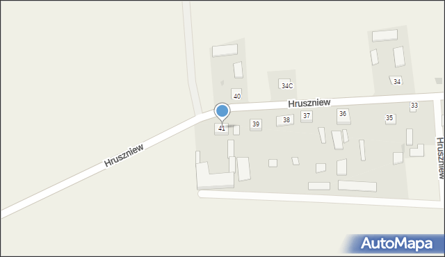 Hruszniew, Hruszniew, 41, mapa Hruszniew