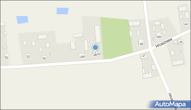 Hruszniew, Hruszniew, 49, mapa Hruszniew