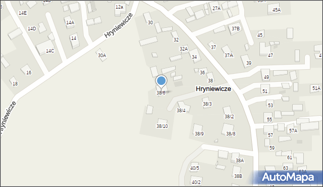 Hryniewicze, Hryniewicze, 38/6, mapa Hryniewicze