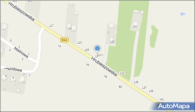 Kamień, Hrubieszowska, 127, mapa Kamień