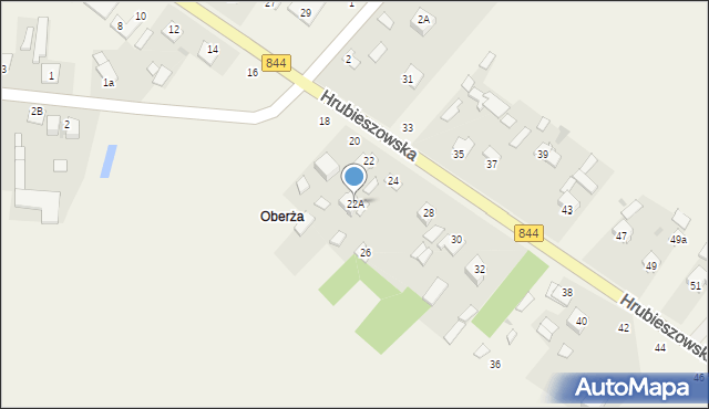 Kamień, Hrubieszowska, 22A, mapa Kamień