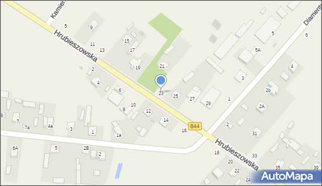 Kamień, Hrubieszowska, 23, mapa Kamień