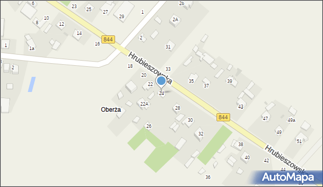 Kamień, Hrubieszowska, 24, mapa Kamień